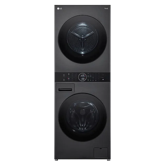 LG W4W8BVPKZHM WashTower Washer and Heat Pump Dryer with AI DD and Smart Pairing