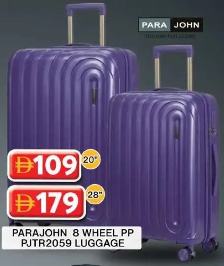 Para John حقيبة سفر Pp بـ 8 عجلات Pjtr2059
