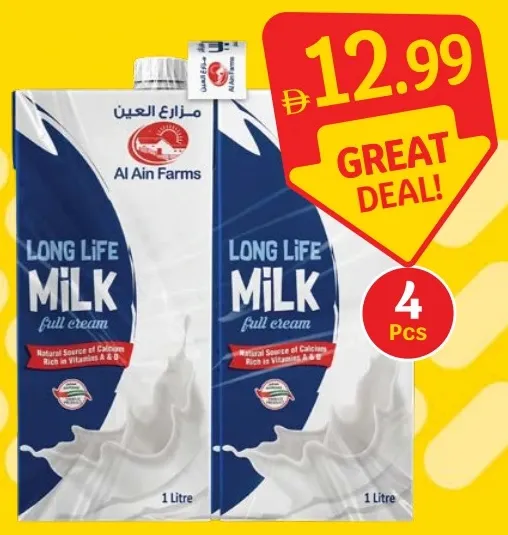 Al Ain Farms Al Ain Uht Milk Full Cream