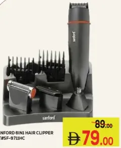 Sanford 6In1 Hair Clipper Kit #Sf-9711Hc