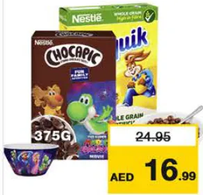 Nestle Nesquik/Chocapic/Lion Cereals