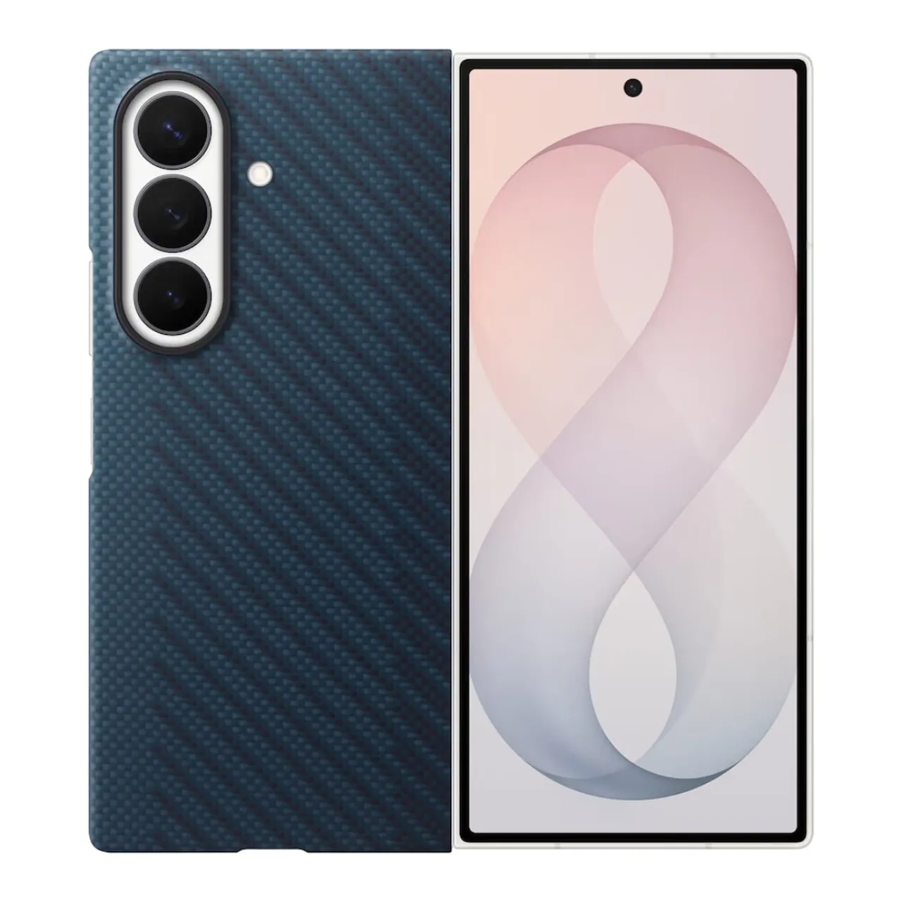 Samsung جراب مغناطيسي كربوني Galaxy Z Fold8 Ultra، أزرق، EF-KF976SNEGWW