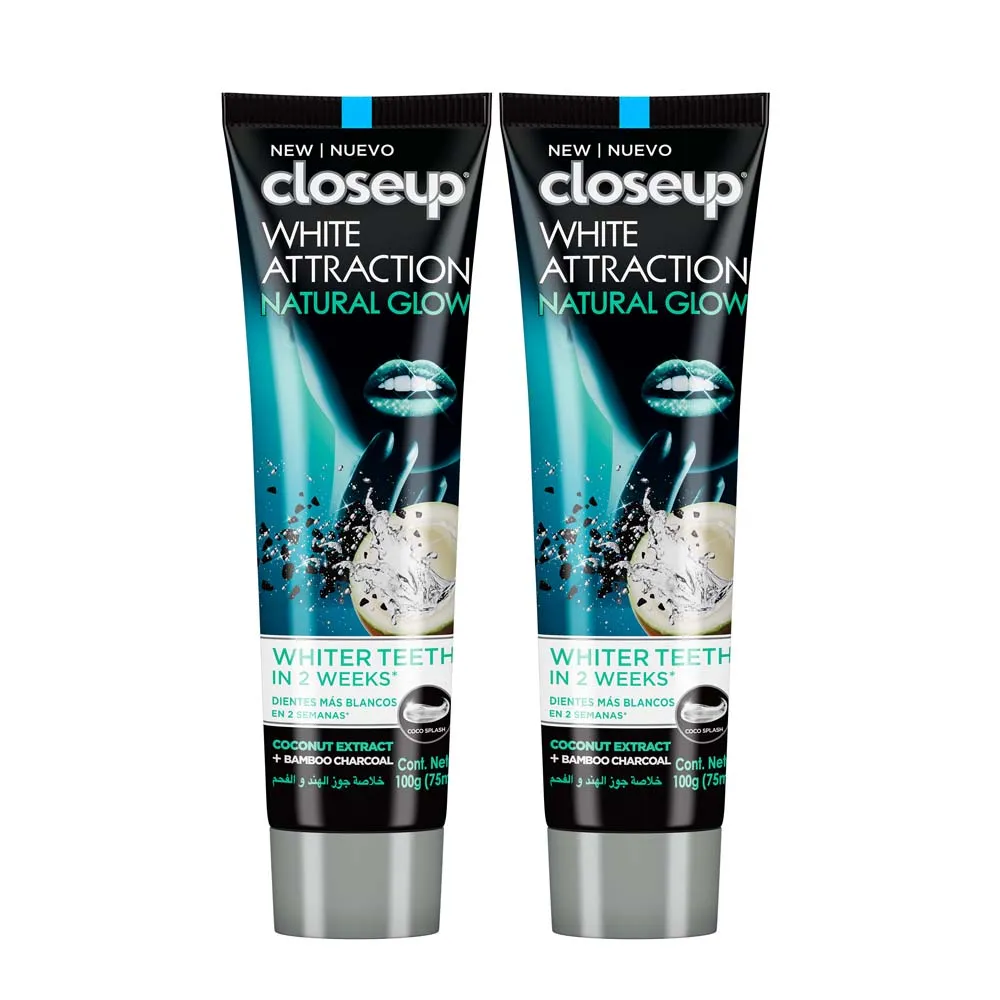 Close Up معجون أسنان بخلاصة جوز الهند + فحم الخيزران