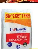 HotPack Plastic Disposable Cup