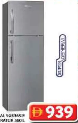 Super General DD Refrigerator SGR365IE