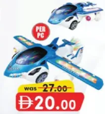 Battery Operated Deform Plane With Light & Music