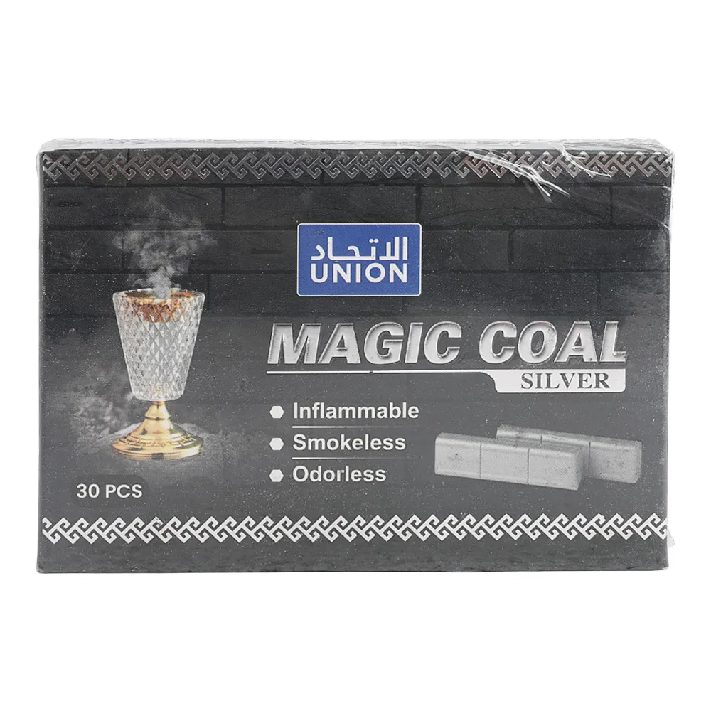 Union فحم سحري فضي، 30 Pcs