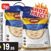Golden Indian Premium 1121 Long Grain Basmati Rice