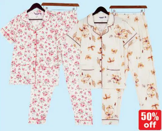 Purples Women’s Pyjama Set Assorted