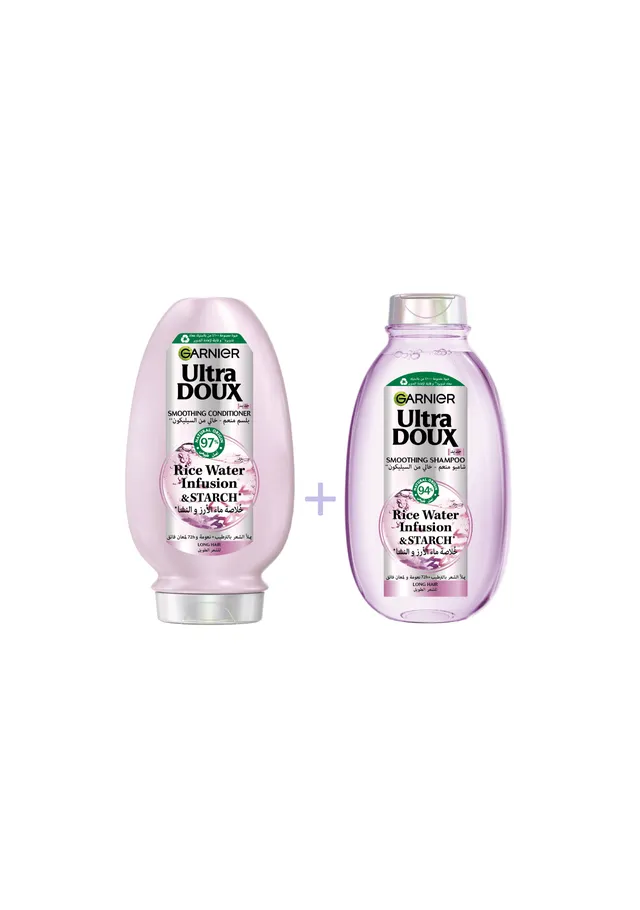 Garnier Ud Rice With Shampoo + Conditioner