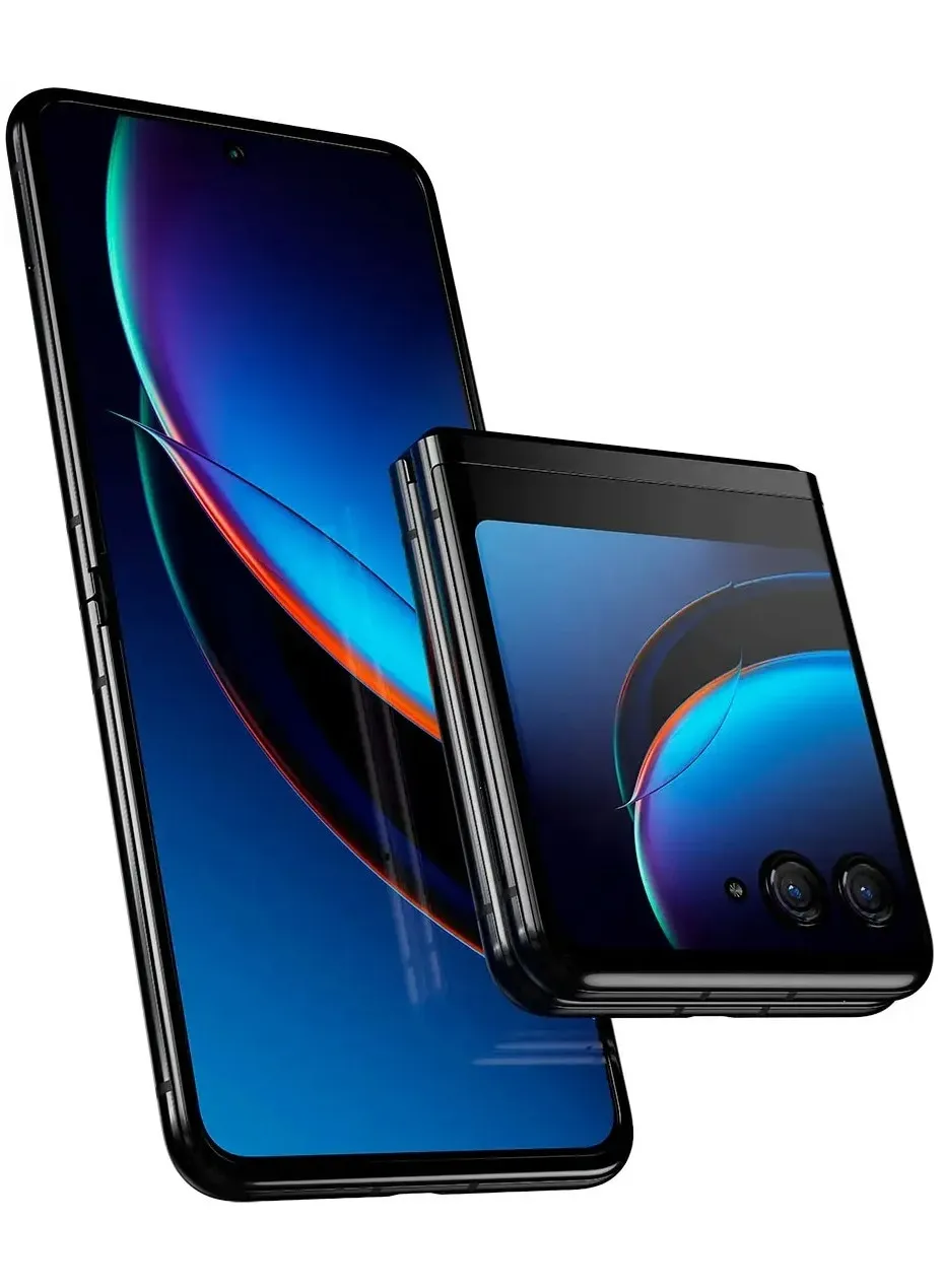 Motorola هاتف razr+ يدعم 5G شاشة 6.9 Inch بدقة FHD+ بتردد 165Hz ذاكرة 8GB/256GB لون Infinite Black مفتوح