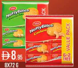 Tiffany Nutty Bites Biscuits Assorted