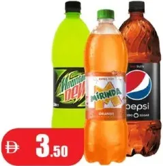 Pepsi / Mountain Dew / Mirinda Pepsi مشروب زيرو / Mountain Dew / Mirinda زيرو إكسترا فيز