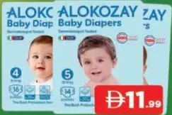 Alokozay حفاضات أطفال فاخرة من 1 إلى 6
