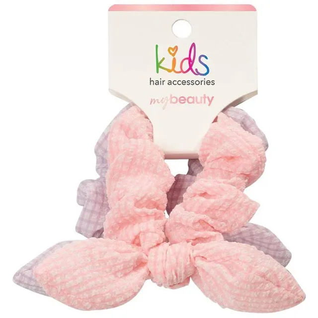 My Beauty Kids Hair Accessories 24A Bow Scrunchies 2 Pack