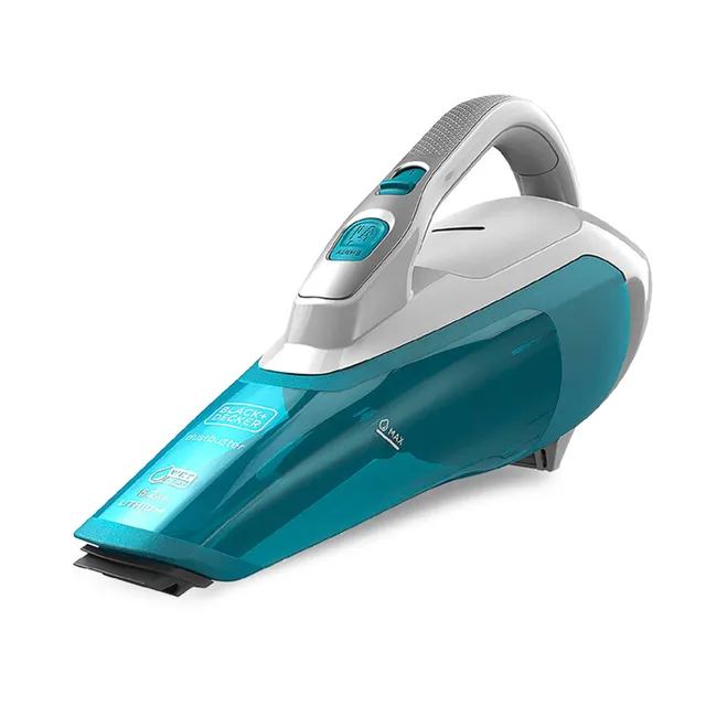 Black+Decker 10.8V 1.5Ah Li-Ion Wet & Dry Vacuum Cleanerfor Dry Spills, Dusts, Dirt and Small Sediments, White / Blue -WDA315J-B5