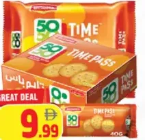 Britannia بسكويت 50-50 Time Pass