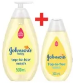Johnson’s غسول للأطفال من الرأس حتى القدم 3 في 1