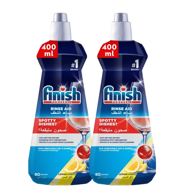 Finish Auto Dishwasher Lemon Rinse Aid