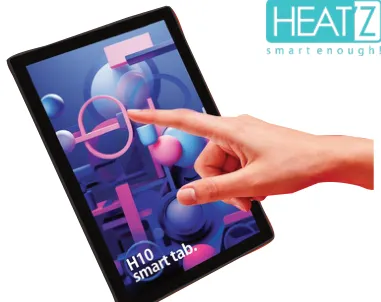 تابلت ذكي H10 Heatz مع شاشة Ips، 5g، 8gb، 512gb، H10