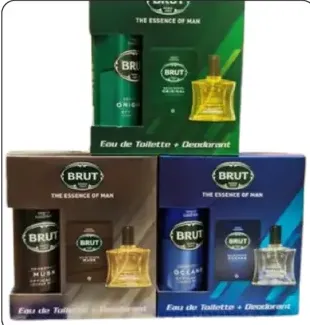 Brut عطر EDT + مزيل عرق مشكل