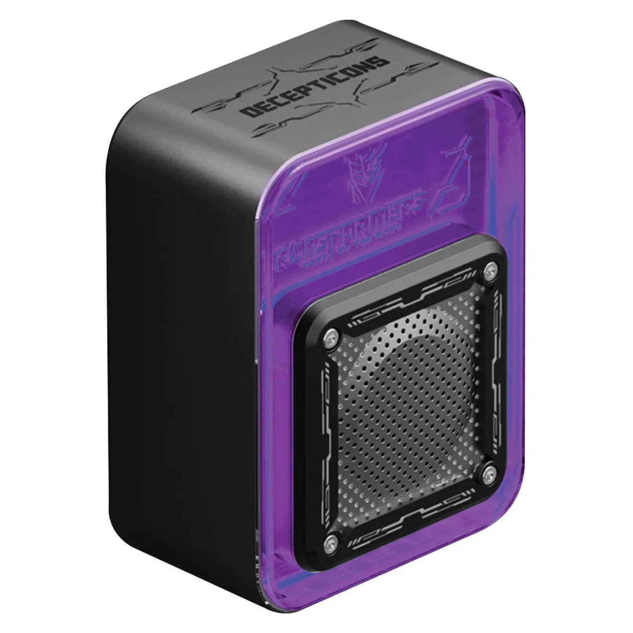 Carrefour مكبر صوت بلوتوث محمول Transformers TF-Y02، 6 أضواء RGB، رمادي