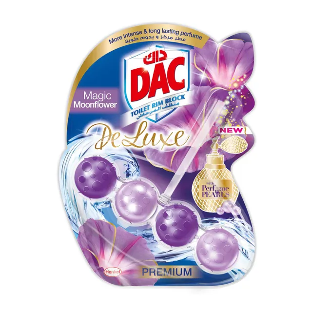 Dac Toilet Cleaner Rim Block Deluxe Magic Moonflower