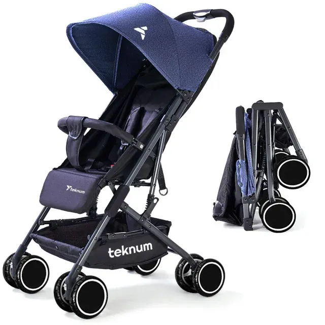 Teknum عربة أطفال Yoga Lite - أزرق