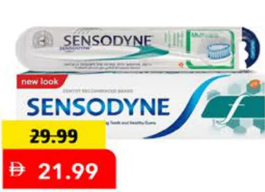 Sensodyne Toothpaste + Toothbrush