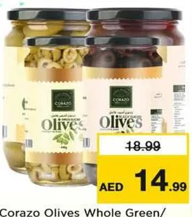 Corazo Olives Whole Green/ Black