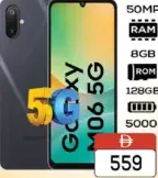 Samsung M06 50Mp Ram 8 GB Rom 128 GB 5000
