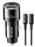 Levore 3 Port Car Charger with C Lightning Cable 63w