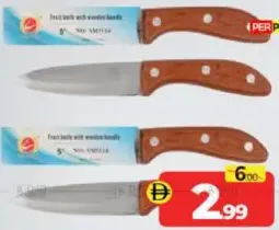 Fruit Knife With Wooden Handle