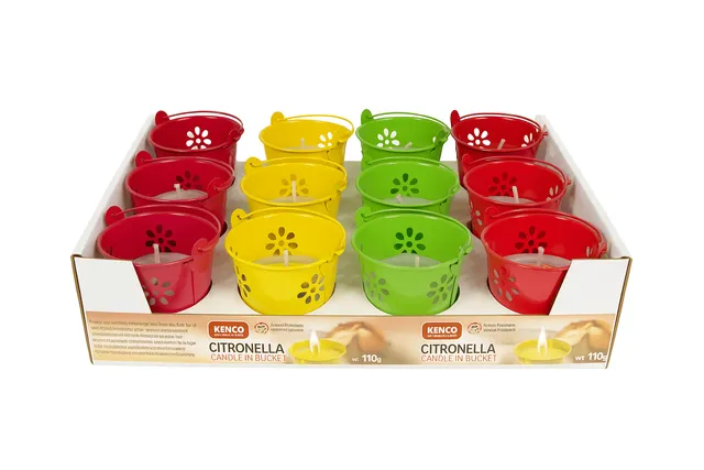 Kenco Citronella Candle In Bucket