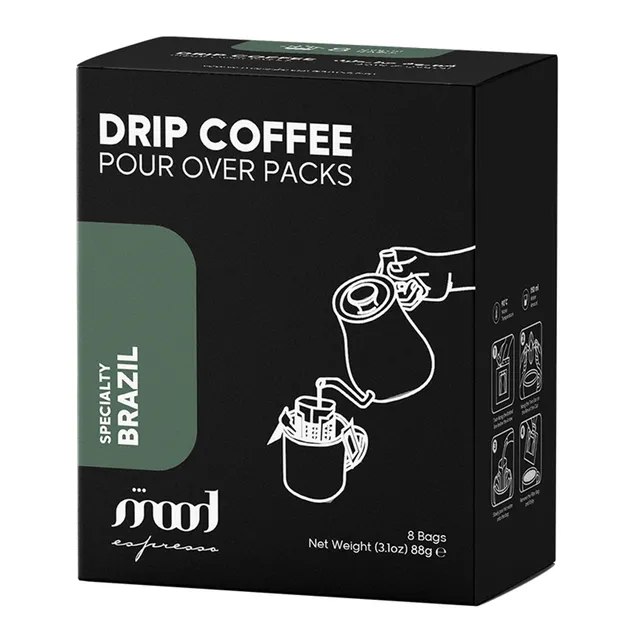 Mood Espresso Drip Coffee Specialty Brazil 8 Bags