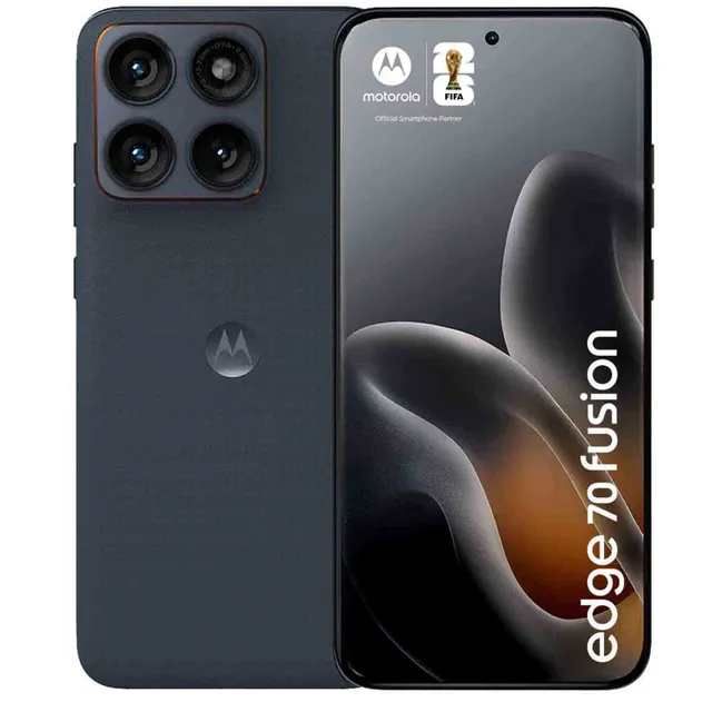 motorola Edge 70 Fusion Smartphone, 256 GB, PANTONE Silhouette, 12 GB RAM, 5G
