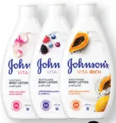 Johnson's Vita Rich Body Lotion Assorted