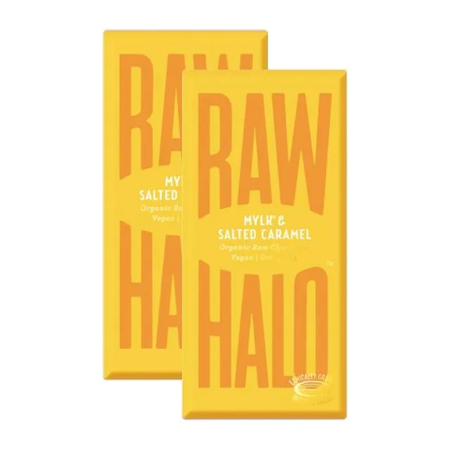 Raw Halo شوكولاتة بالحليب بالكراميل المملح