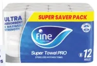 Fine Kitchen super towel 3 ply