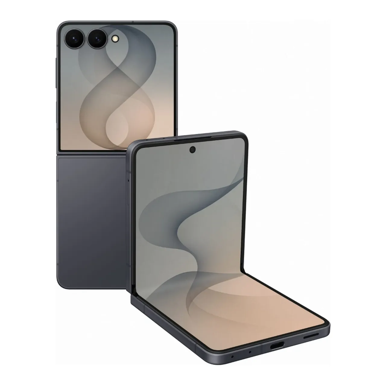 Samsung هاتف ذكي Galaxy Z Flip8 5G، ذاكرة 12 GB، تخزين 512 GB، جرافيت