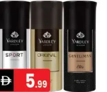 Yardley Body Spray Asrtd