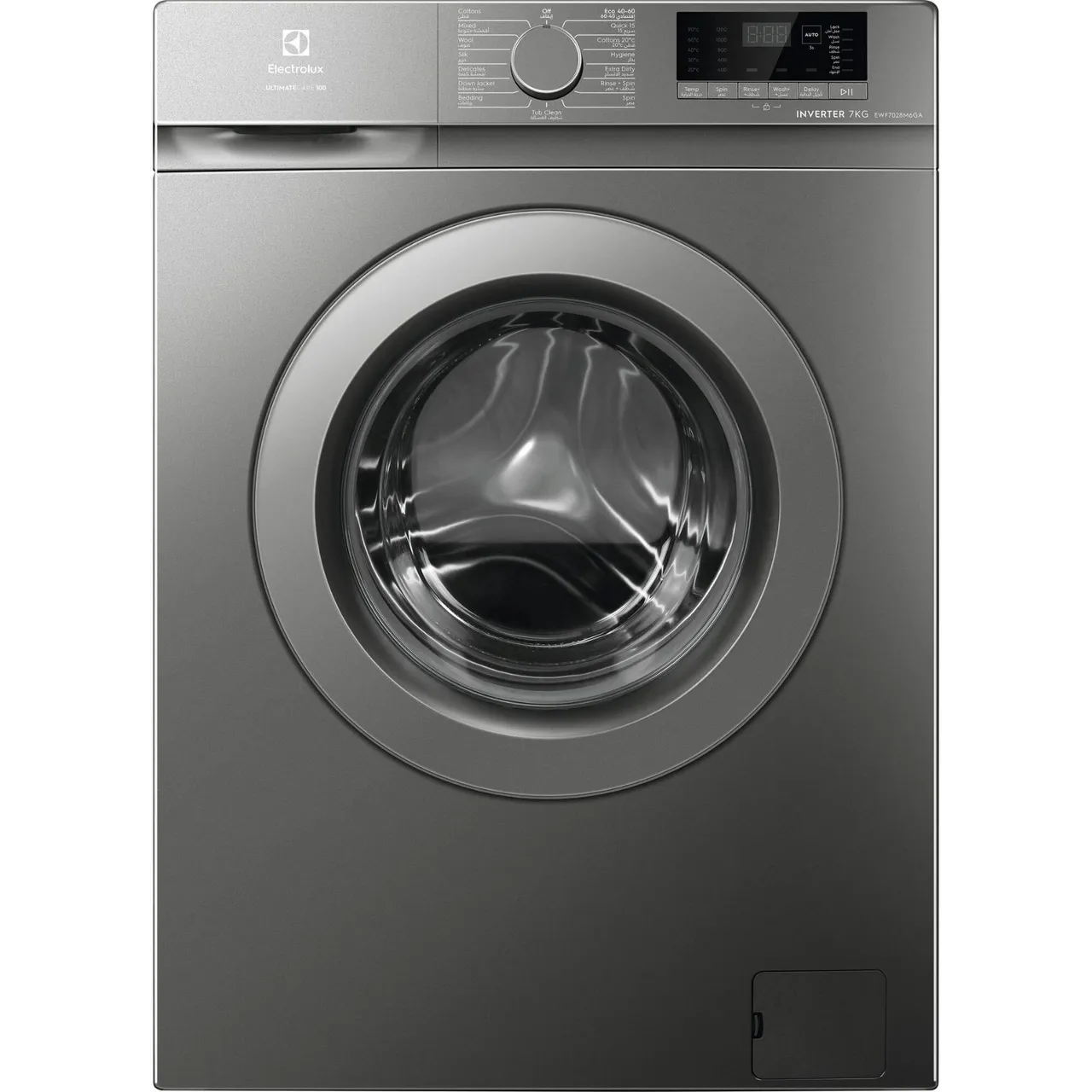 Electrolux غسالة قائمة بذاتها، 15 برنامجا، أوتوماتيكية بالكامل، كفاءة طاقة 5 نجوم، محرك انفرتر BLDC، سرعة 1200RPM، موديل EWF7028M6GA