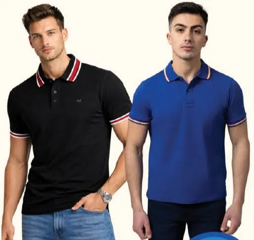 Men's Polo Half Sleeve T-Shirt Assorted