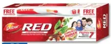 Dabur معجون أسنان دابر ريد + فرشاة أسنان