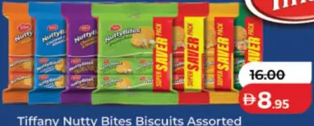 Tiffany Nutty Bites Biscuits Assorted