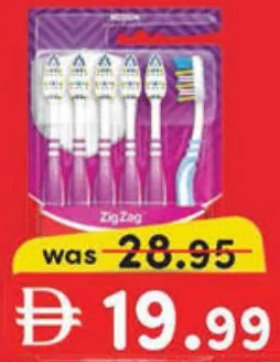 Colgate Toothbrush Zigzag Medium - 6 Pcs