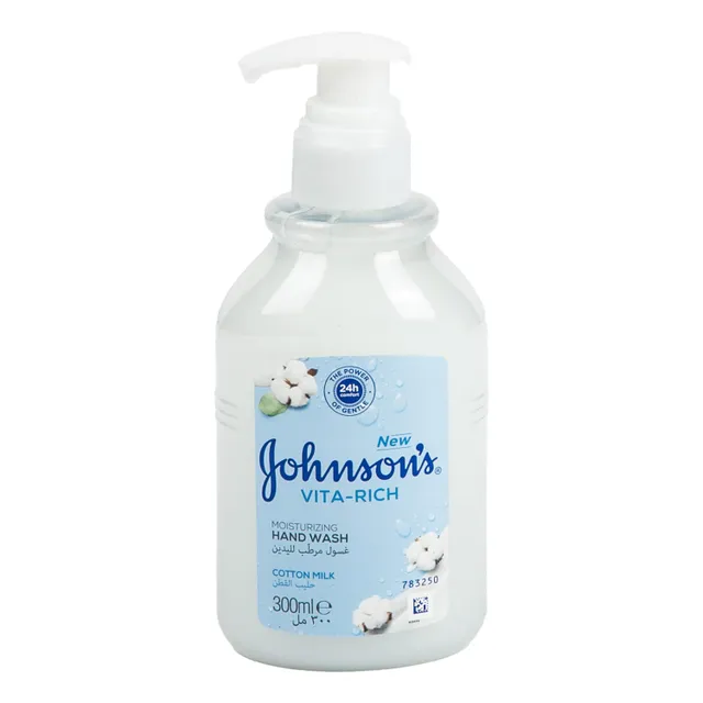 Johnson & Johnson Johnson's Vita-Rich Cotton Milk Moisturizing Hand Wash