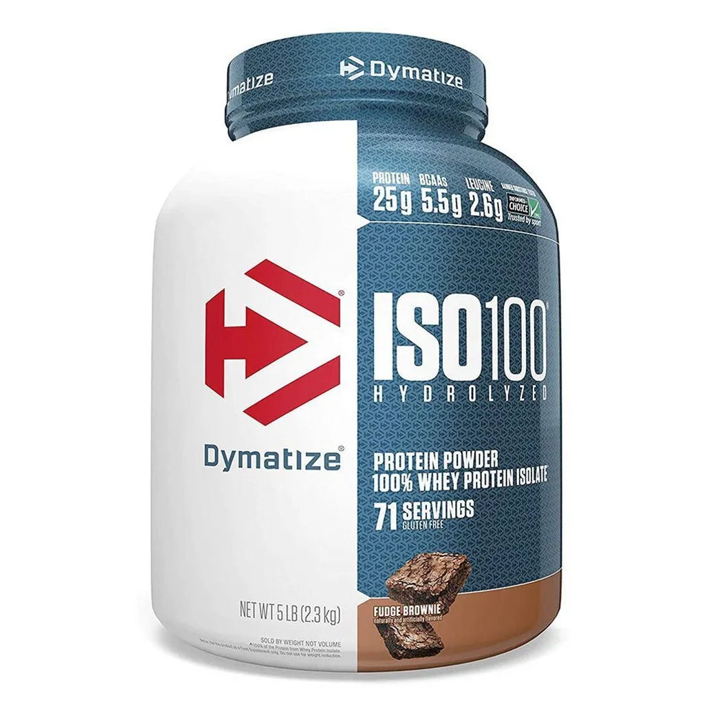 Dymatize ISO 100 - بنكهة فادج البراوني - 5lbs