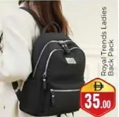 Royal Trends Ladies Back Pack