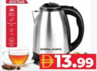 General Avanos Stainless Steel Electric Kettle KT048